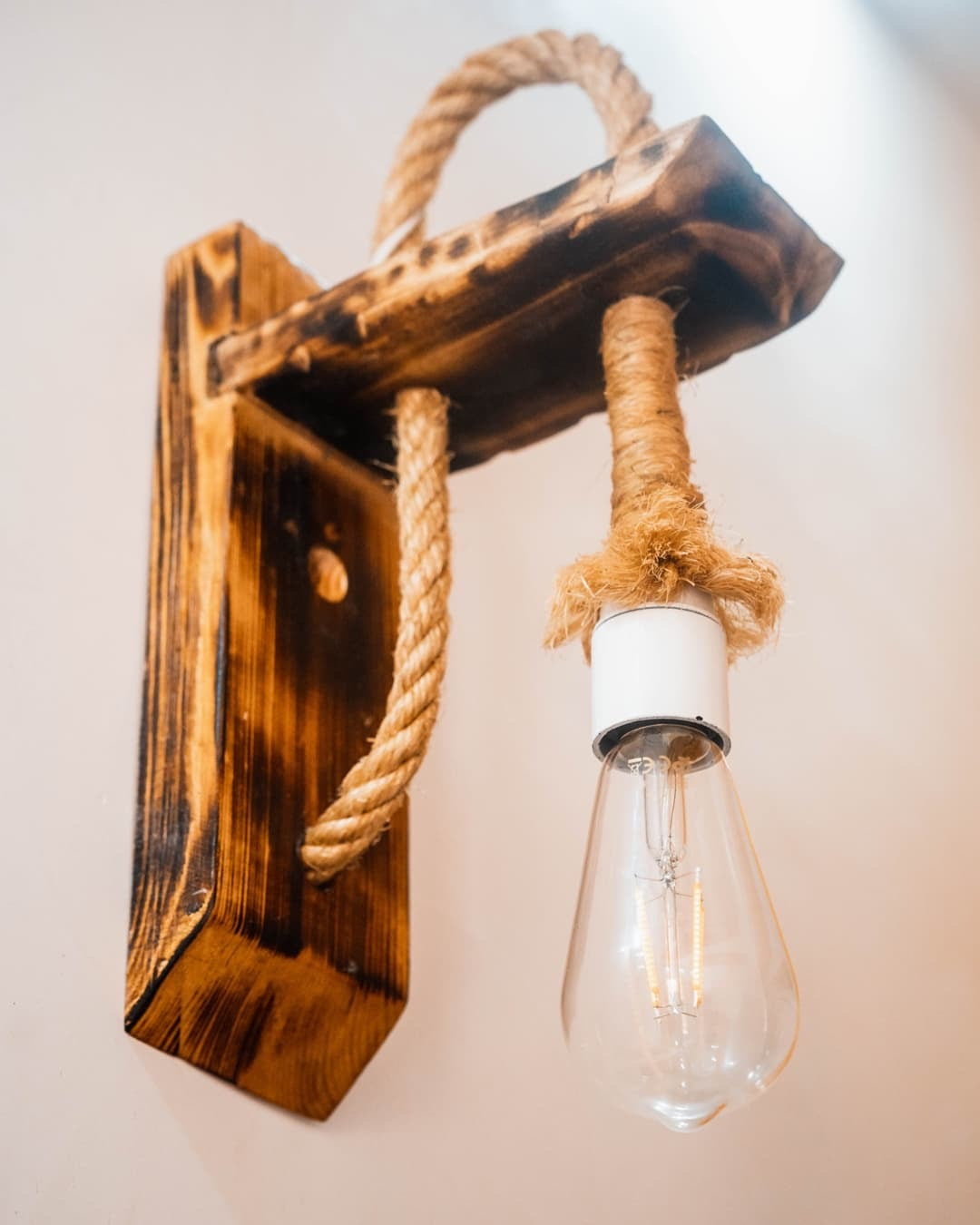 Wall Wooden Lamp