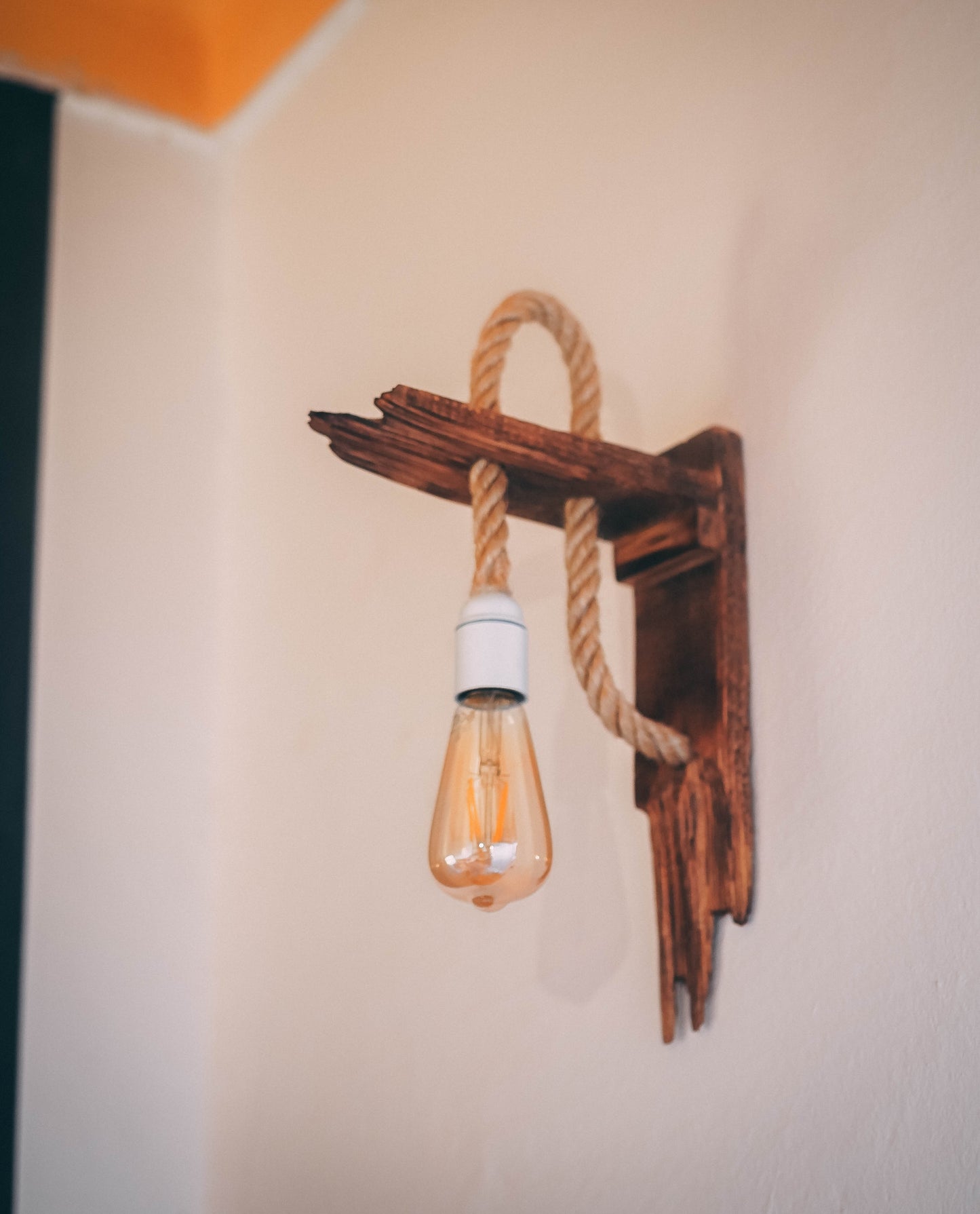 Wall Wooden Lamp