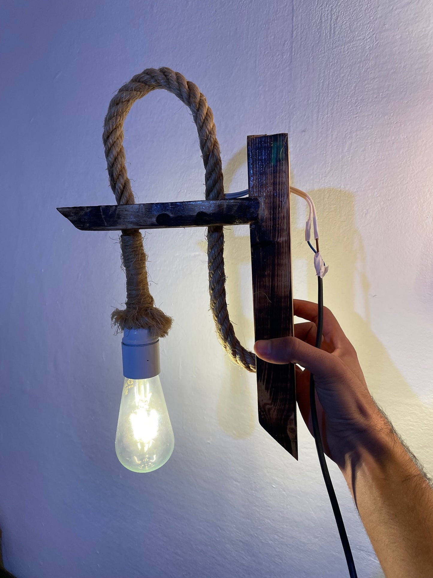 Wall Wooden Lamp